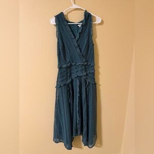 NWOT Sundance teal cocktail dress
